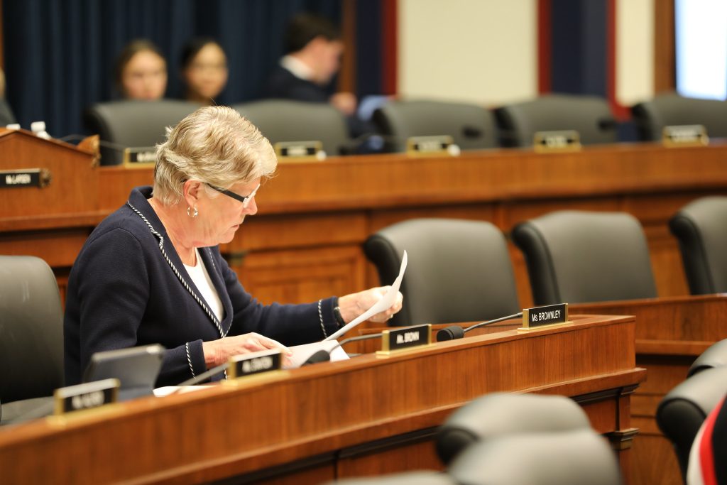 Congresswoman Julia Brawnley, who is proposing dyslexia as a 14th separate category under IDEA