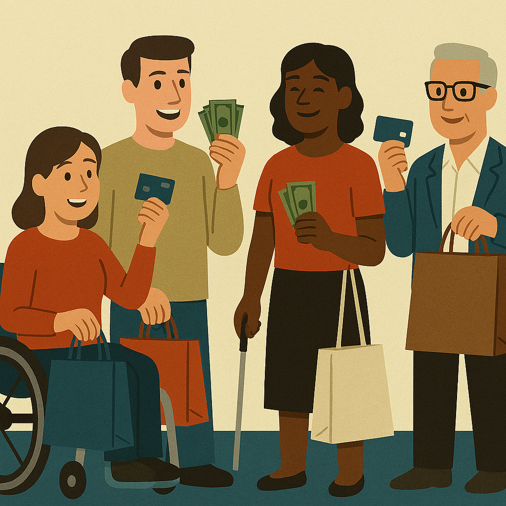 People with disabilities ready to purchse