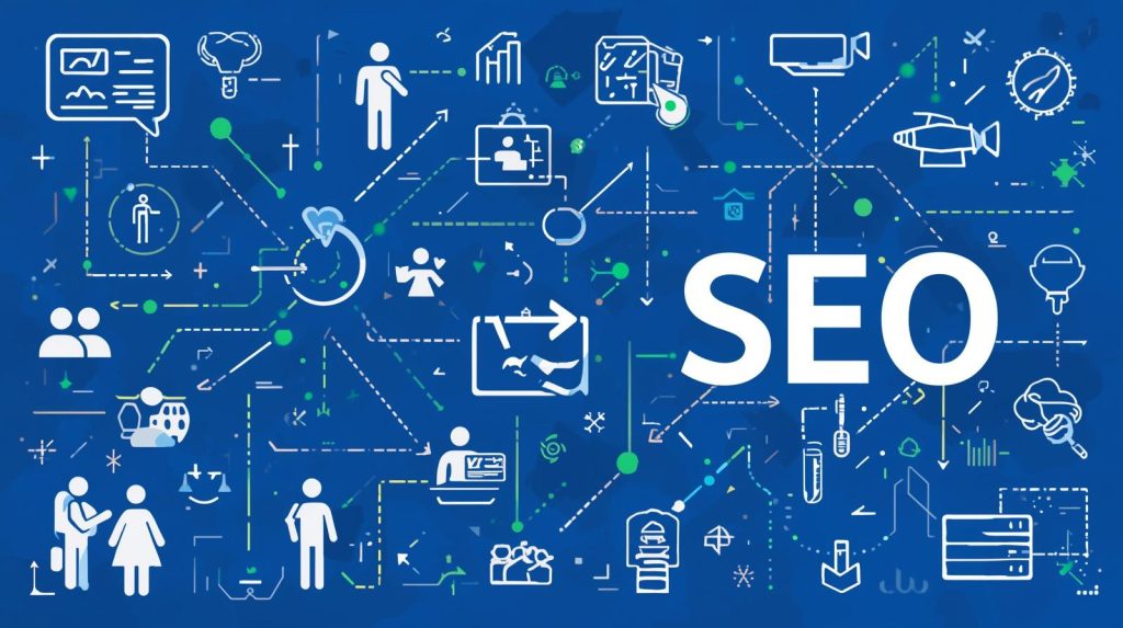 Graphic Illustrating SEO