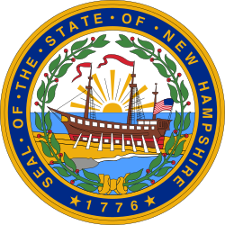 Seal of the state of New Hampshire 1776