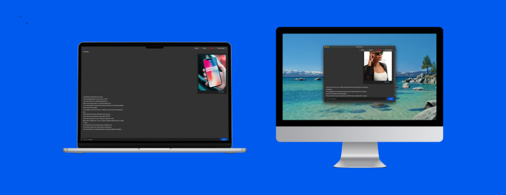 Be My Eyes desktop on Mac and Windows